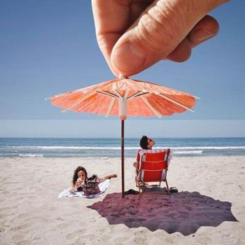 umbrella at beach